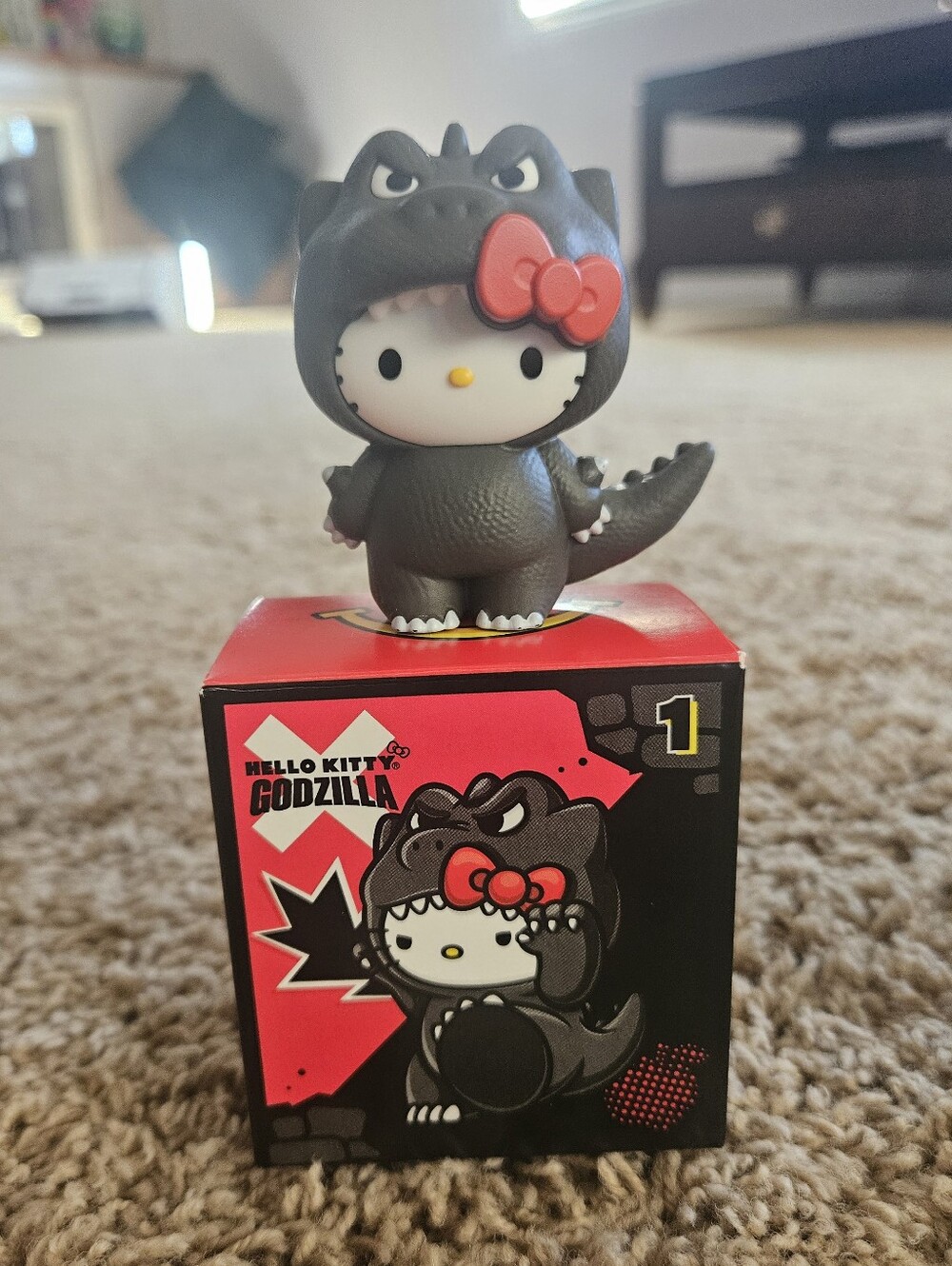 Hello Kitty x Godzilla McDonalds Figure Collectible Toy